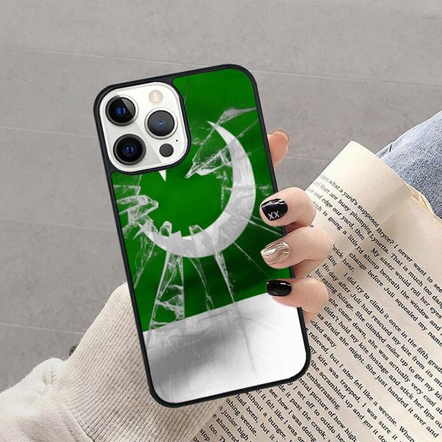 Pakistan Flag Banner Phone Case For iPhone 17 Air 16 pro max 15 14 plus 12 13 Soft Bumper Shell Cover coque