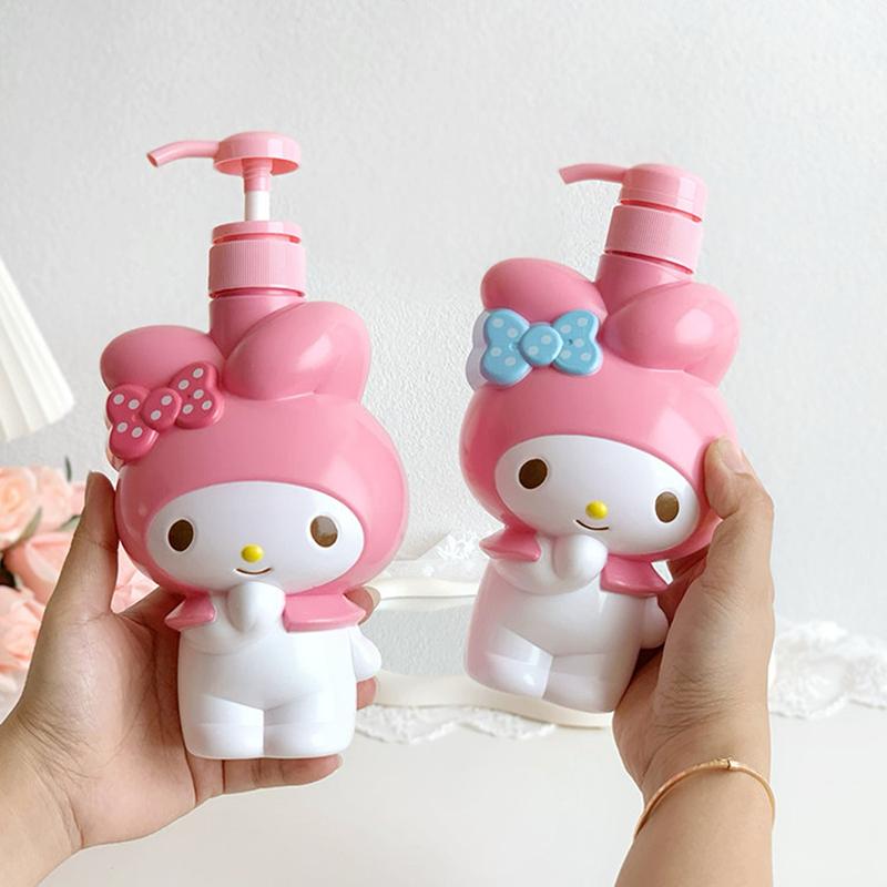 Ins Style Mädchenhaftes Herz My Melody Lotionflasche Stehende Flasche Duschgel Shampooflasche Waschmittelflasche Leere Flasche