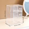Makeup Brush Holder,Clear Cosmetic Brushes Organizer With Drawer for Storage Brushes with Lid for Dressing Tables and Vanity