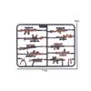 50 Guns Painting Gun Construction Blocks Fitting Timeless Military Weapons Gun Blocks Parts Moc Blocks Toys For Boys Kids Diy Toys