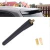 4" Inch Auto Car Antenna Carbon Fiber Radio FM Antena Black Kit Universal Screw