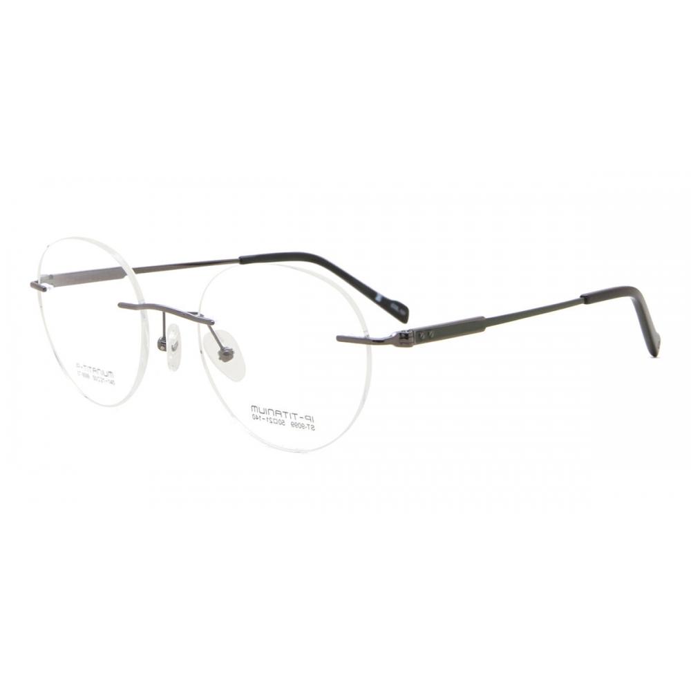 Rimless Oval Gunmetal Smartbuy Collection Hawkins St 9099 C156 Fashion Unisex Eyeglasses