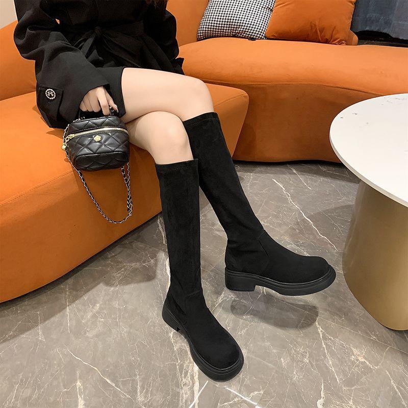 Martin boots women's British style platform high boots women's winter 2025 new versatile small man but knee boots