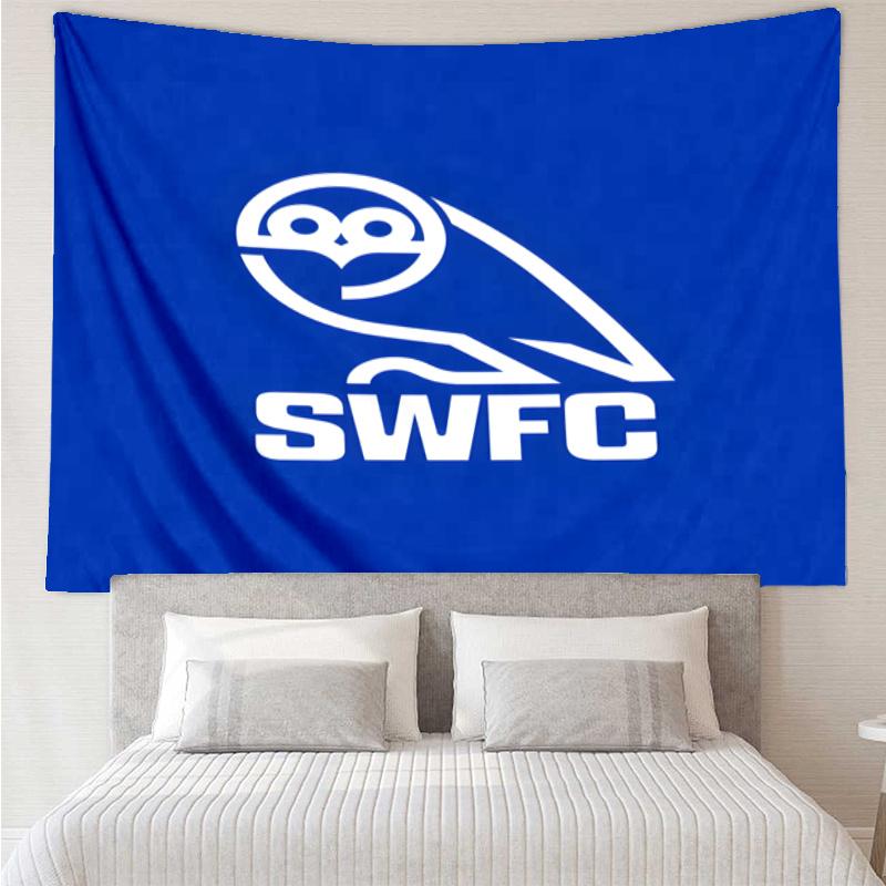 Sheffield Wednesday F.C. Tapestry, Wall Hanging Tapestry, Pattern Tapestry for Dorm Bedroom Living Room Wall Art Photography Backdrop