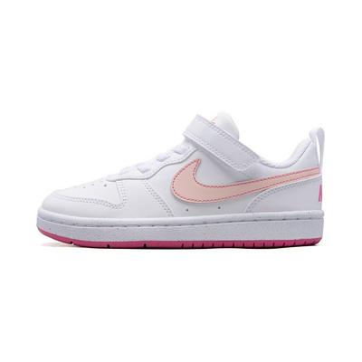 (PS) Court Borough Low Recraft 'White Pinksicle' Kids' DV5457-111