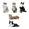 Creative Simulation Cat Pillow 3D Cat Cushion Animal Doll Photography Wedding Decor Sitting Lying Down Pose