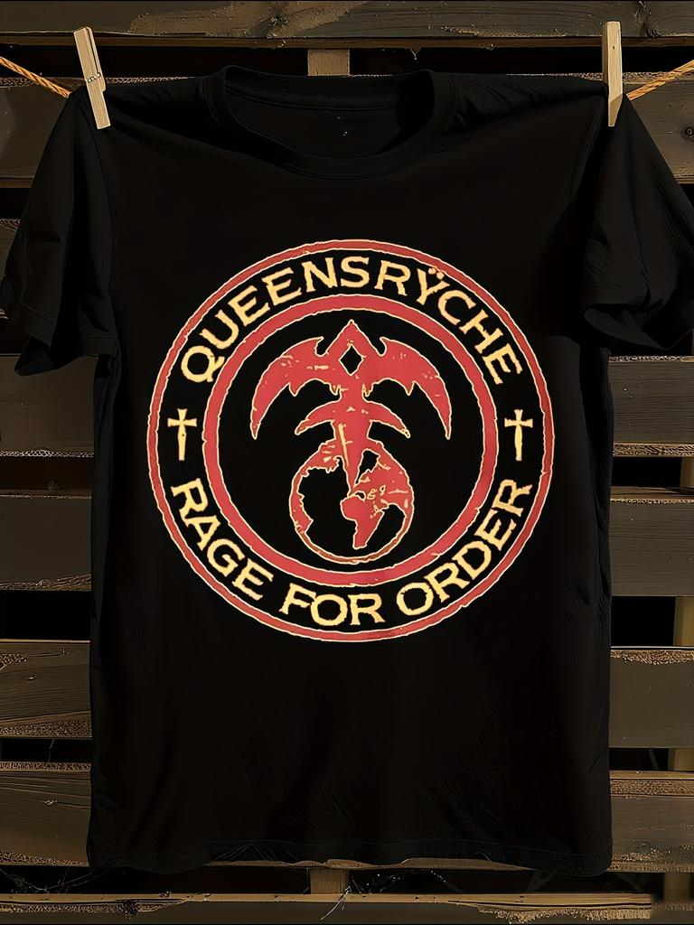 Queensrche Rage for Order Official Logo Tshirt