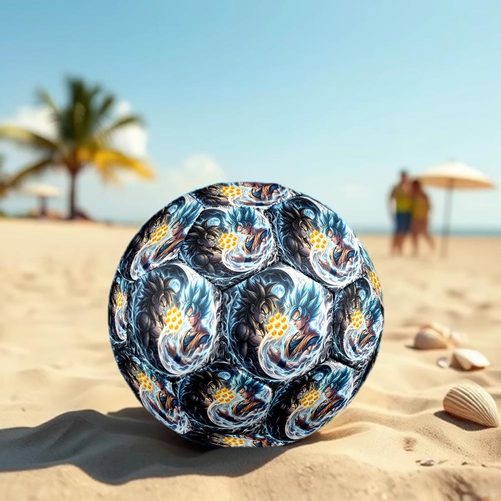 1pc Dragon Ball Z Football Soccer Ball Size 5 Indoor Soccer Ball Fashion Colorful  Backyard Game -Great For Sports Fans Gift HE58