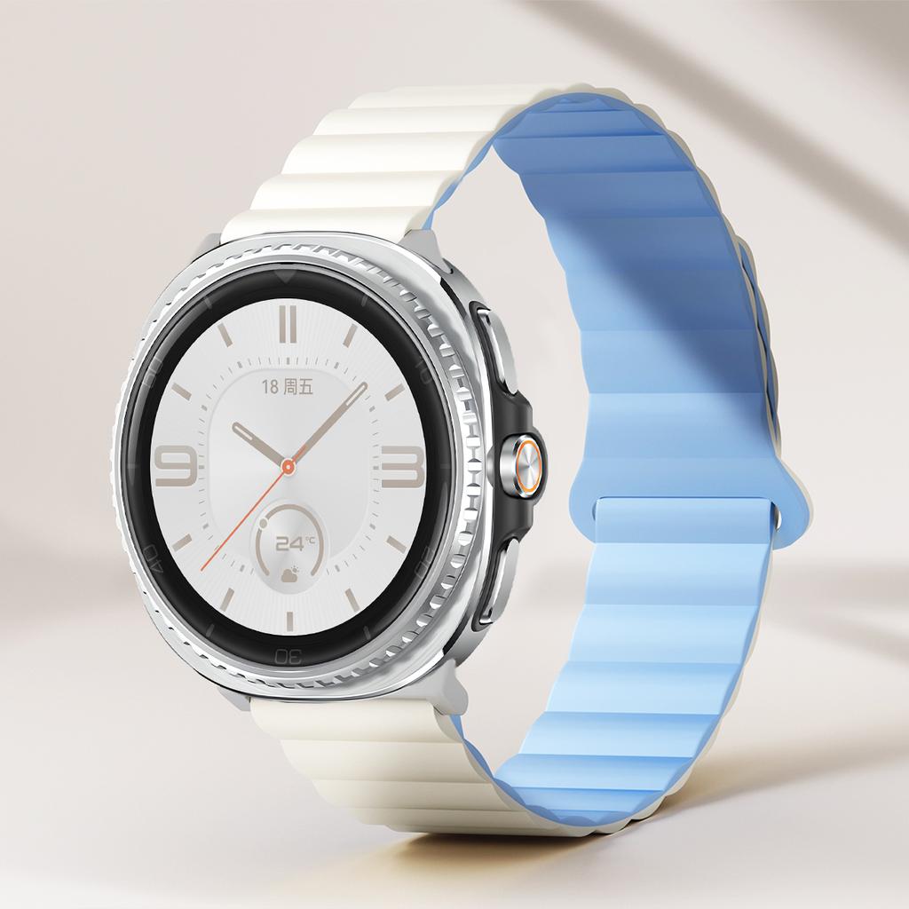 Silicone Magnetic Strap for Samsung Galaxy Watch 8/8 Classic Watch Band for Galaxy Ultra 2025/7Ultra 47mm Silicone Loop Bracelet