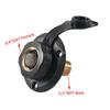 RV City Water Inlet with Brass Check Valve For Camper (White)