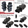 Wa-0102 Meihua Rotary Brand C13 To C6 Power Plug For Internet Cafe Computer Case Pdu Lcd Monitor Modification 250v 10a