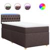Maison Exclusive - Sommier à lattes de lit avec matelas Marron foncé 100x200 cm
