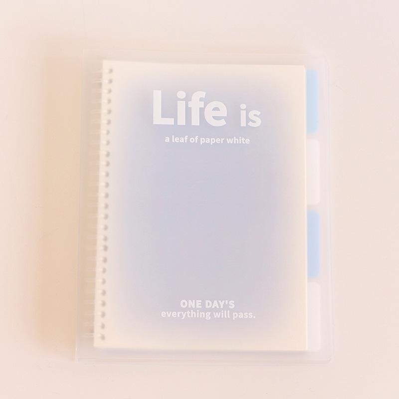 Frosted Binder Notebook 2026 A5b5 Dreamy Colorful Simple Style Planner