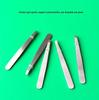 Stainless Steel 90 Grit Slanted Tip Eyebrow Tweezers for Trimming & Makeup.