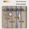 Lijia Suction Cup Wall Mop & Broom Organizer