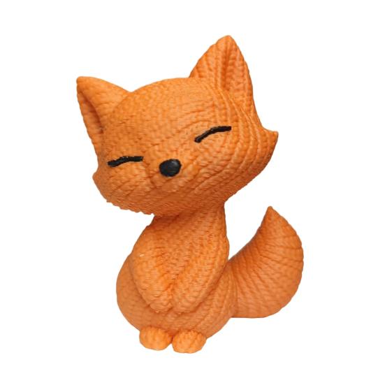 Cartoon Animal Ornament, Rabbit Fox Bear Shape Desk Ornament, Mini Size Desktop Decoration for Home Office
