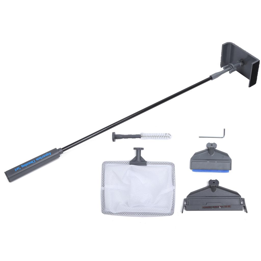 5 In 1 Multifunctional PVC and Silicone Aquarium Cleaning Tool Fish Tank Algae Scraper