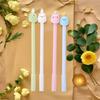 10Pcs Creative Animal Fruit Gender-neutral Pen, Korean Version of Black Student Exam Water-based Pen