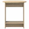 Side Table Sonoma Oak 50 X 39.5 X 55 Cm Particleboard