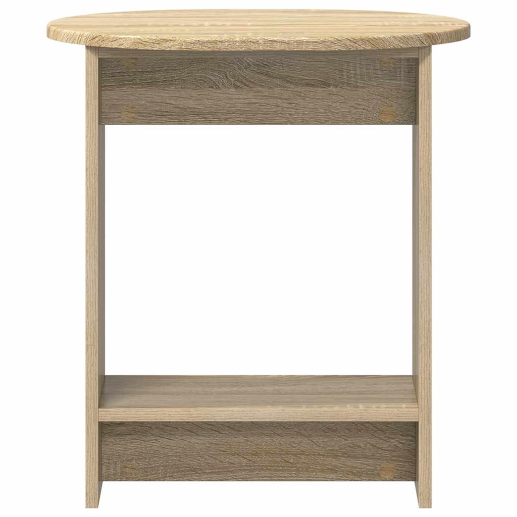 Side Table Sonoma Oak 50 X 39.5 X 55 Cm Particleboard