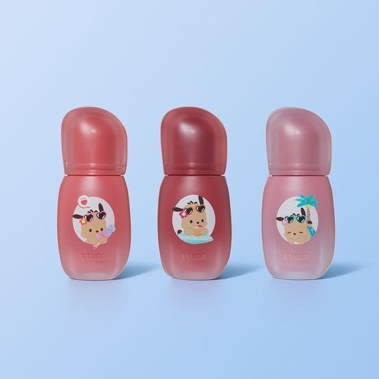 Etude Cozy Fixing Tint (Tanning Pochacco) / Sugar Coloring Jelly Balm (Tanning Cinnamoroll)