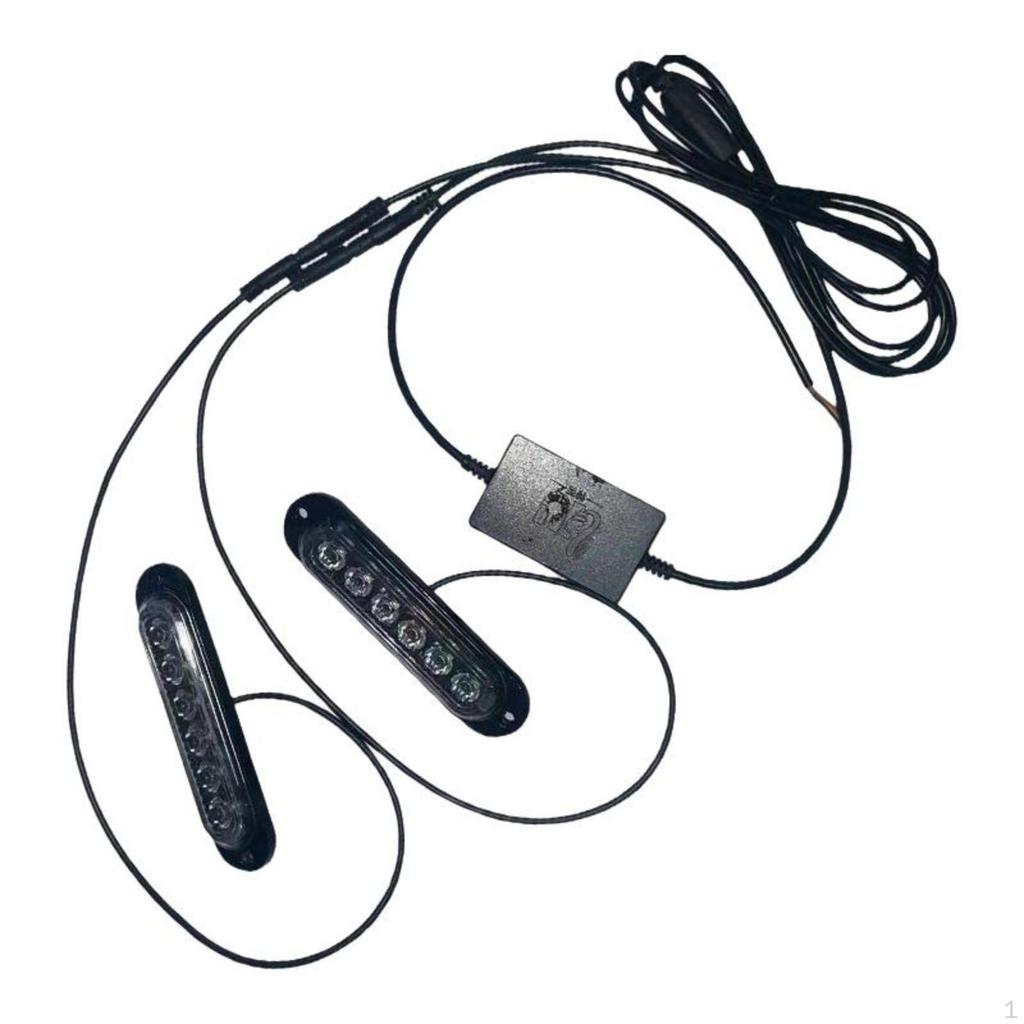 Lightemitting diode flash Grill Light, 24V Vehicle Emergency Warning, Extremely Bright,