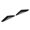 For BMW ix -2024 ABS Black Car Front Bumper Side Air Intake Protective Cover Air Vent Grille Decorative Frame Accessories