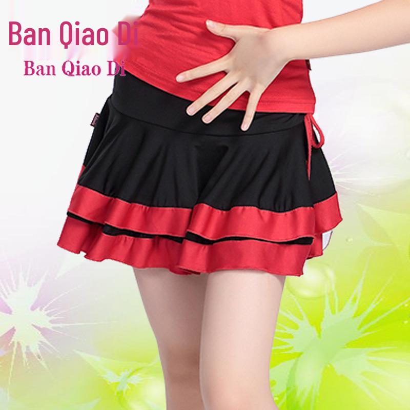 Spring & Autumn Girls Latin Dance Half Skirts - Toddler Standard Practice Wear 170 cm