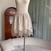 Miniskirt Sexy Transparent Lace Mesh Skirt Shirt Extender Women Summer Mini Black White Short Micro Skirt Ladies Underskirt