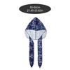Hip Hop Durag Bandana Doo Rag Kopftuch für Damen Herren Quadratischer Turban Kopftuch Punk Kopfwickel Kopfbedeckung