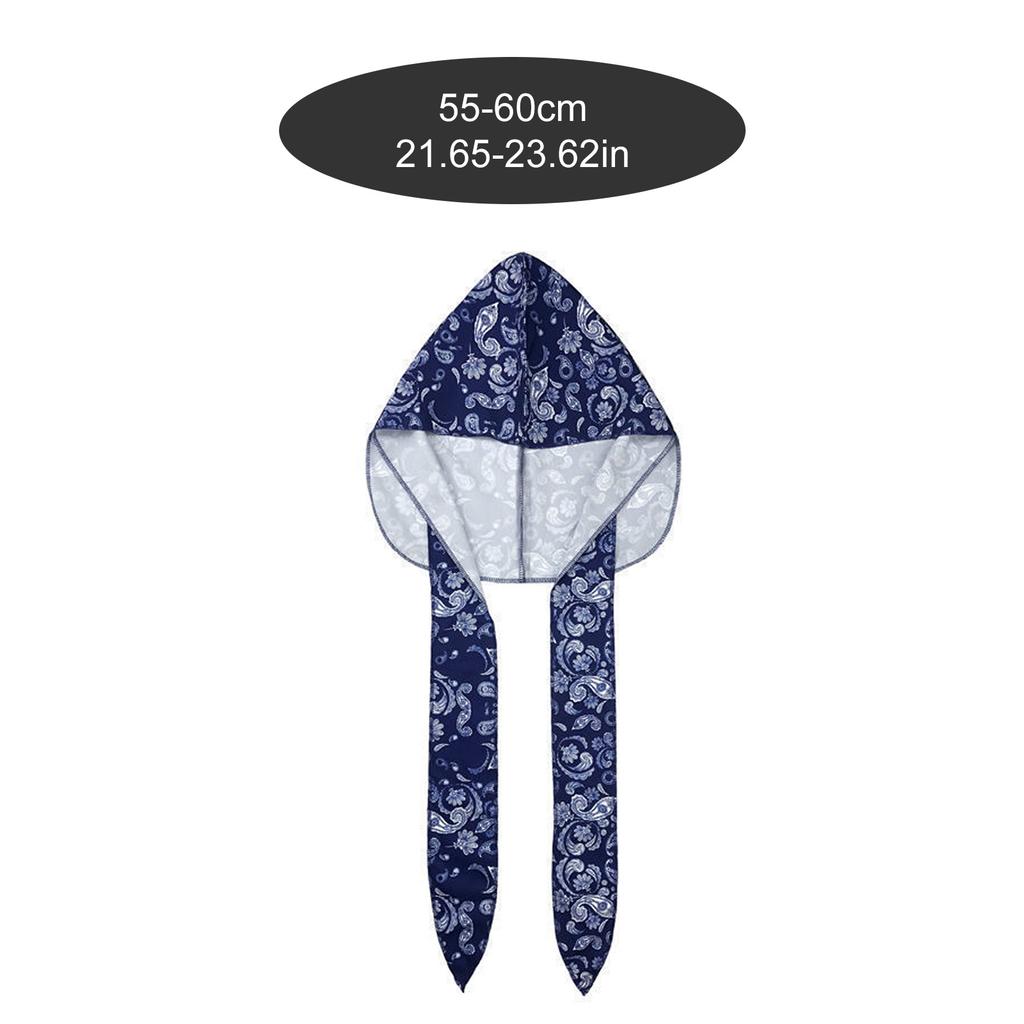 Hip Hop Durag Bandana Doo Rag Kopftuch für Damen Herren Quadratischer Turban Kopftuch Punk Kopfwickel Kopfbedeckung