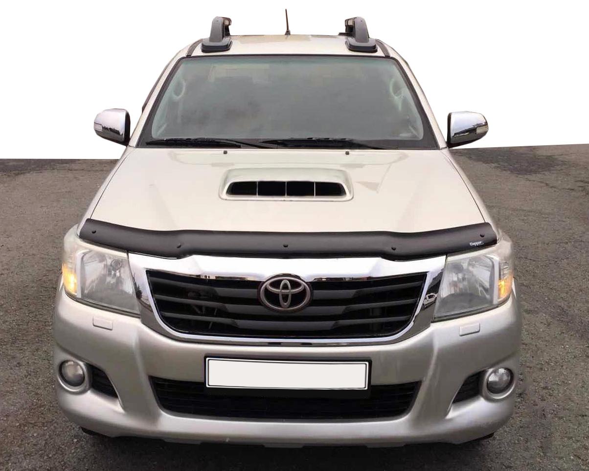 

Дефлектор капота 2011-2015 (EuroCap) для Toyota Hilux