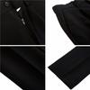 Men's Spring Japanese-Style Casual Black Wide-Leg Trousers 