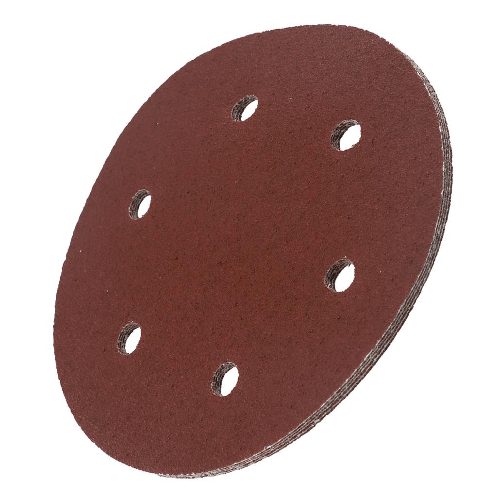 9 Inch 6 Holes 225MM Sanding Discs 40-2000 Grit Flocking Sandpaper Orbital Sander Hook And Loop Aluminum Oxide Sand Paper