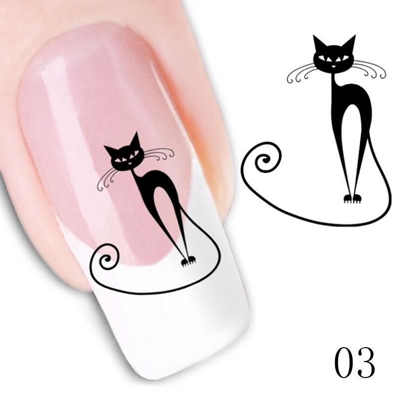 5Pcs/Set Bulk Flower Decals Water Transfer Manicure Nail Art Stickers Tips Decoration DIY  Random