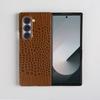 Hand Crafted Genuine Leather Case For Samsung Galaxy Fold 6 Fold 3 Mobile Phone Cover Galaxy Z Flip6 Back Shell Coque