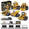 5-in-1 Robot Programming Building Blocks Educational Toy for Kids - Digital Display Remote Control