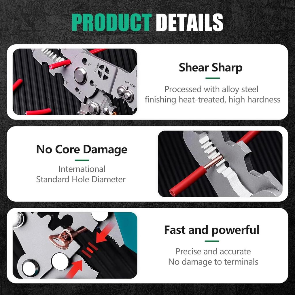 Wire Stripper Multi-functional Electric Wire Stripping Tool