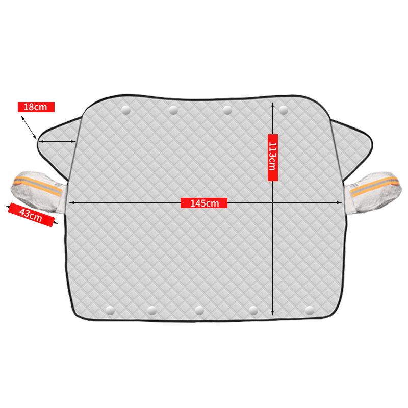 

Магнитный чехол на лобовое стекло автомобиля, автомобильный солнцезащитный козырек, зимний защитный козырек от замерзания, водонепроницаемый автомобильный чехол