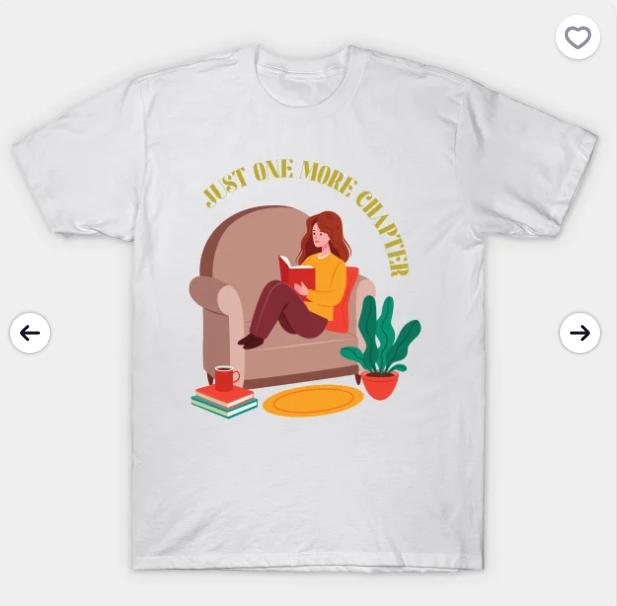 Camiseta Feminina Apenas Mais Um Capítulo Romances Ficção Jovem Adulta Eu Amo Livros Camiseta