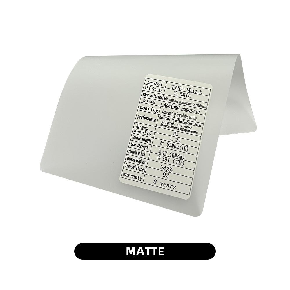 TPU Car Paint Protection Film - Transparent, Hydrophobic, Stain Resistant, Snow-Ready Full Car Cover