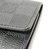 Used 12564 Multicles 6 N62662 7949 Old Model Logo Black Gray 6-Row Black Damier Graphite Noir Men's from Japan AUTHENTIC