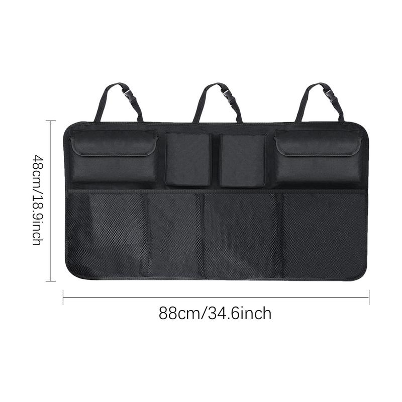 Back Seat Car Trunk Hanging Storage Bag Organizer Oxford Waterproof Multi-pocket Car Trunk Storage Bag Organizer