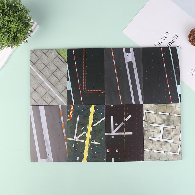 Static Airport Runway Platform Deck Model Military Sand Table Aircraft Scene Landscape Layout Diorama Kits 1Pcs