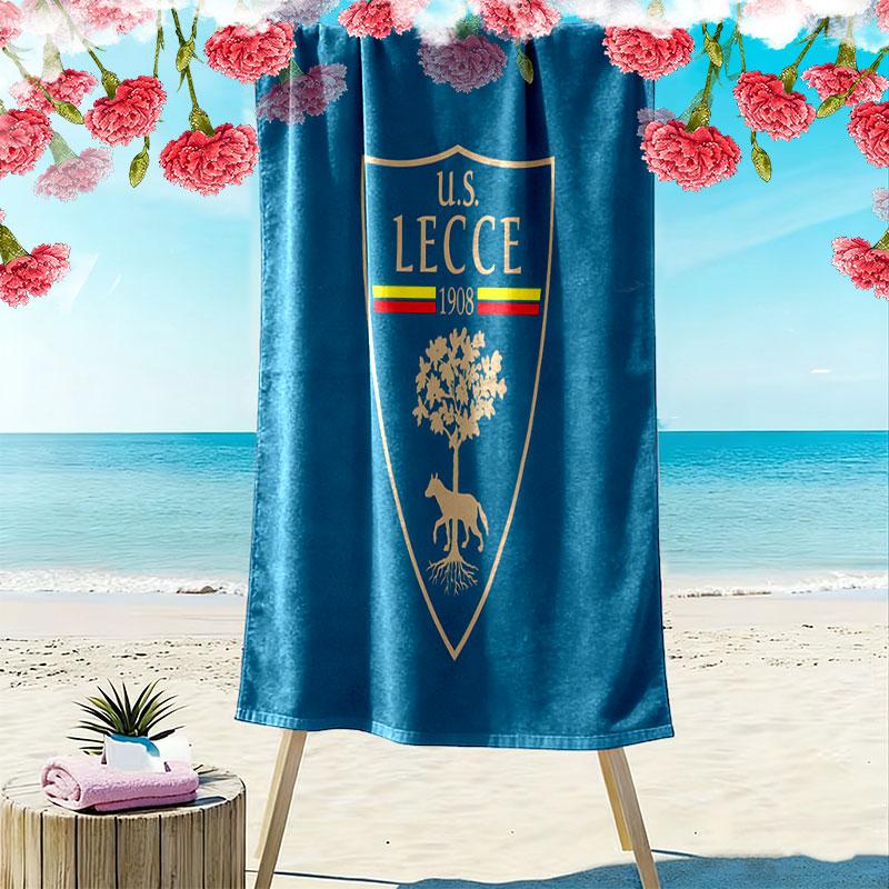 Lecce Spirit Print Beach Towel, Large Soft Quick Dry Towel for Beach Camping Swimming