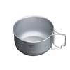 Compact Titanium Alloy Camping Pot Foldable Portable Noodles Bowl Backpacking Cooking Outdoor Cooking Pot Camping