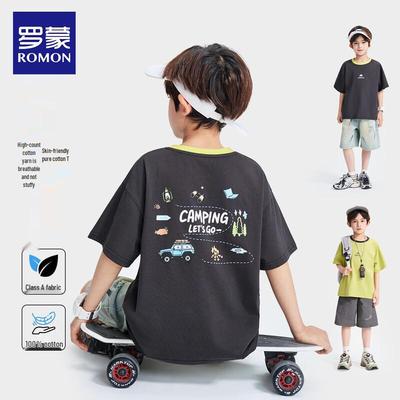 Luomeng Boys' Short Sleeve T-Shirt