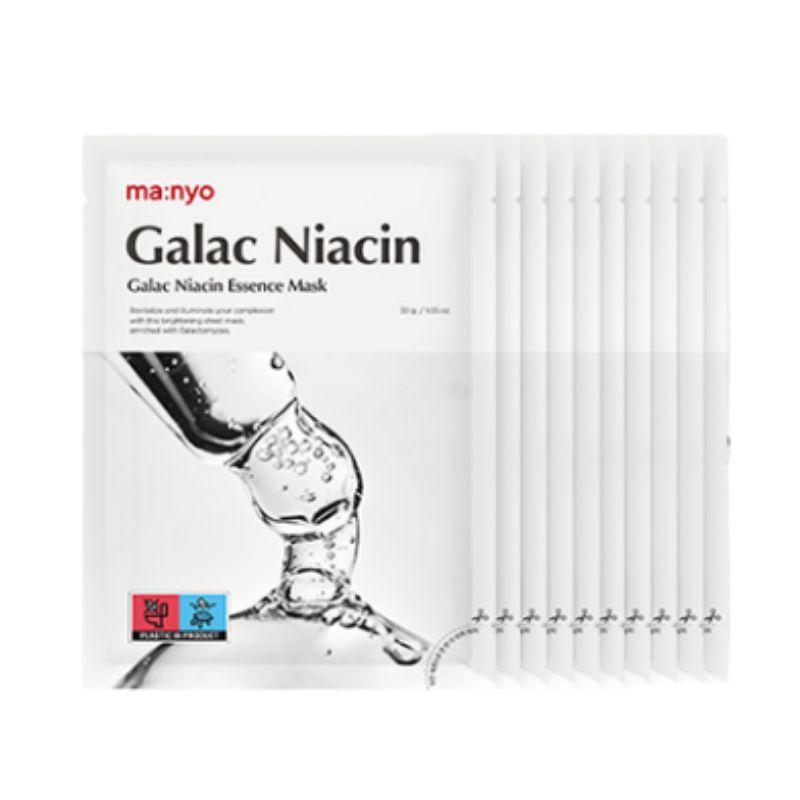 Manyo Factory Galac Niacin Essence Mask Brightening Sheet Mask 10pcs
