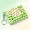 Mini Cartoon Keyboard Fidget Toy Keychain Cute Animal Motif Crisp Click Sound Stress Relief Toy for Family Gathering Party Favors