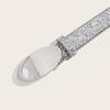 Girl Glittered Waist Belt Street Dance Jeans Belt Decorative Round Buckle